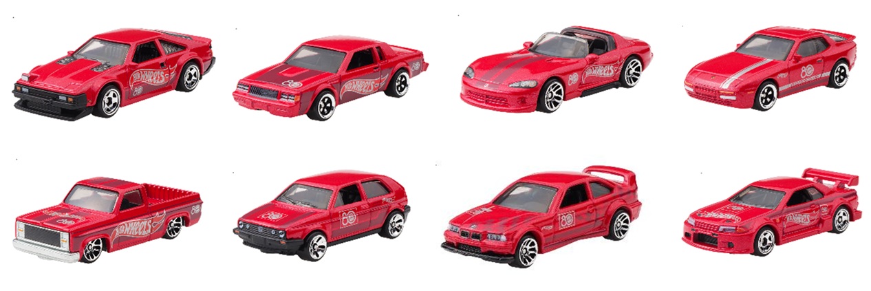 画像: 【仮予約】PRE-ORDER - 2025【ホットウィール マテル80周年 8パック】'82 Toyota Supra/Dodge Viper RT/10 /'87 Buick Regal GNX/'89 Porsche 944 Turbo/'83 Chevy Silverado/Volkswagen Golf Mk2/BMW M3 Race/Nissan Skyline GT-R (R32) (2025年11月上旬入荷予定）(ショートした場合は先着順となります)