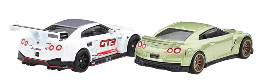 画像: 【仮予約】PRE-ORDER - 2025 HW CAR CULTURE "PREMIUM 2PACK" 【日産 GT-R ニスモ GT3 / 日産 GT-R (R35)】WHITE/LT.OLIVE/RR(2025年11月上旬入荷予定）