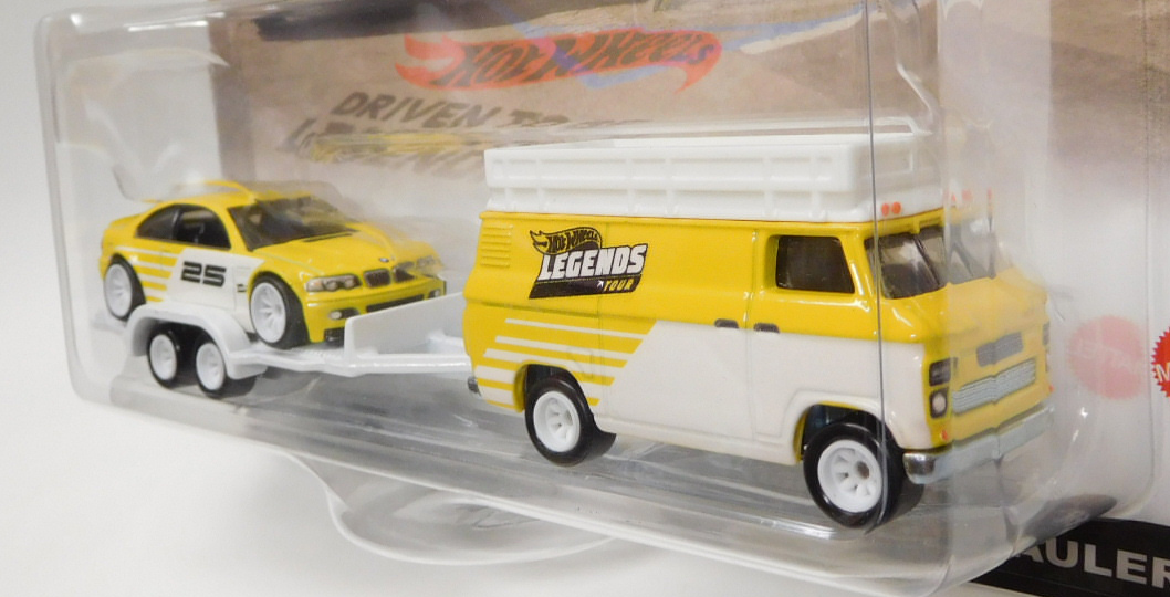 画像: 【US版】2025 HW LEGENDS TOUR EXCLUSIVE  【BMW M3 / HW RALLY HAULER】  YELLOW/RR （予約不可）