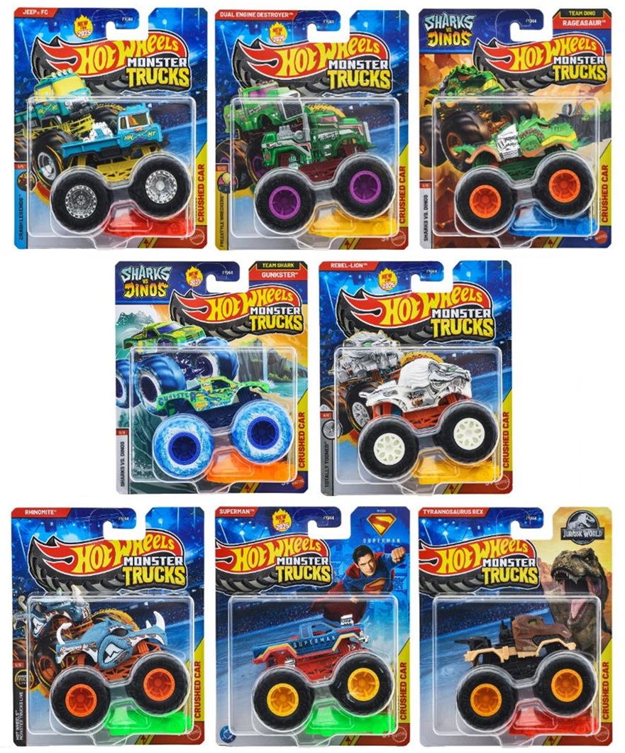 画像: 【仮予約】PRE-ORDER - 2025 HW MONSTER TRUCKS! 【Mアソート (8個入り）】(2025年11月中旬入荷予定）