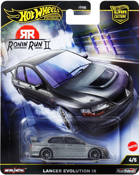 画像: 【仮予約】PRE-ORDER - 2025 HW CAR CULTURE "ローニン・ランII" 【ランサー エボリューション IX】GUNMET/RR(2025年11月下旬入荷予定）
