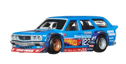 画像: 2025 HW CAR CULTURE "ローニン・ランII" 【マッド・マイク マツダ RX-3 ワゴン/ ルモルク】BLUE/RR