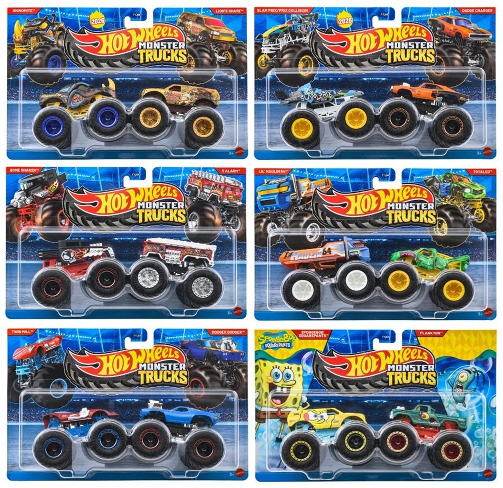 画像: 【仮予約】PRE-ORDER - 2025 HW MONSTER TRUCKS! 【2パック - Aアソート(8個入)】（お取り置き不可）(2025年12月上旬入荷予定）