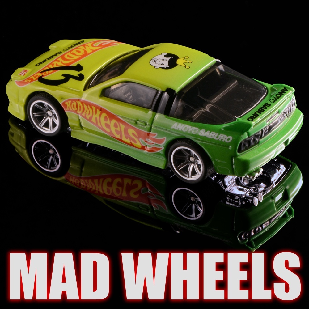 画像: MAD WHEELS (マッドホイール） 【MAD RACING NISSAN 180SX (カスタム完成品）】LT.GREEN/RR (送料サービス適用外) 