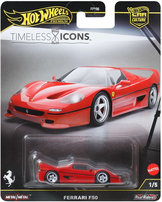 画像: 【仮予約】PRE-ORDER - 2025 HW CAR CULTURE "タイムレス アイコンズ " 【フェラーリ F50】RED/RR(2025年12月中旬入荷予定）
