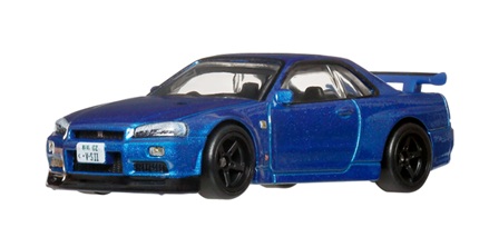 画像: 2025 HW CAR CULTURE "タイムレス アイコンズ " 【日産 スカイライン GT-R V-スペック II （BNR34）】BLUE/RR
