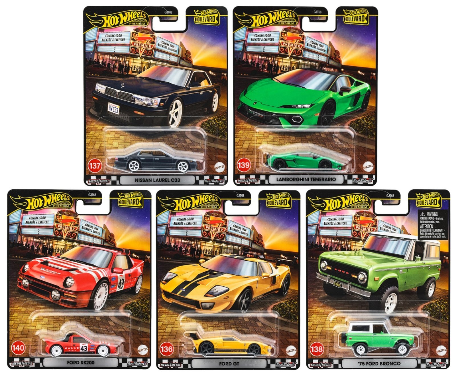 仮予約】PRE-ORDER - 2025 HW BOULEVARD 【Eアソート 5種セット