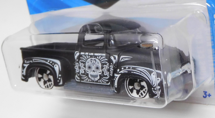 画像: 【CUSTOM '56 FORD TRUCK】FLAT BLACK/SKULL WHEELS