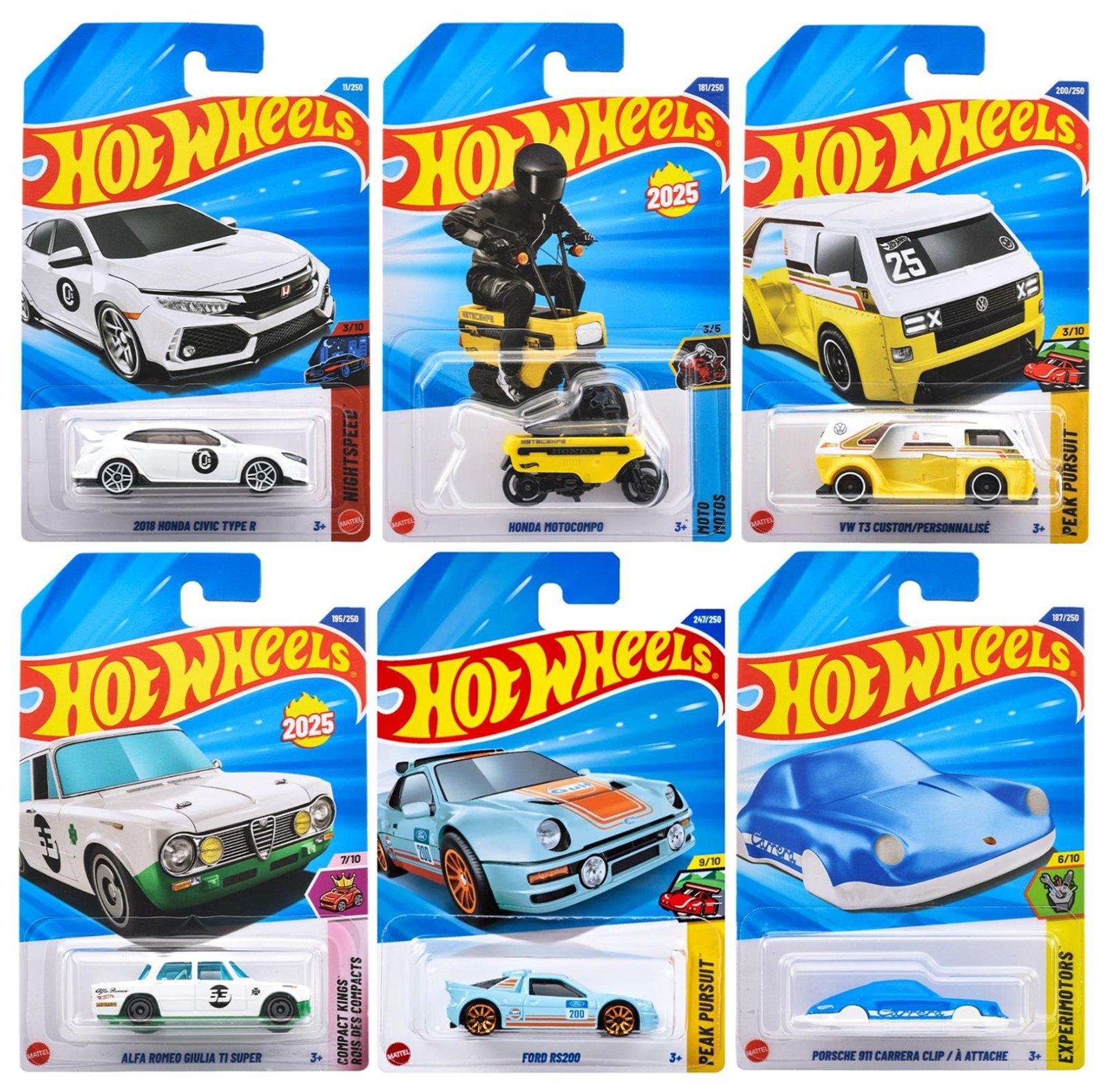 仮予約】PRE-ORDER - 【 HOT WHEELS ベーシック 6種セット(国内流通版