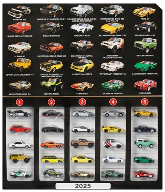 仮予約】PRE-ORDER - 2025 HW BOULEVARD 【25台セット】(同梱不可・お