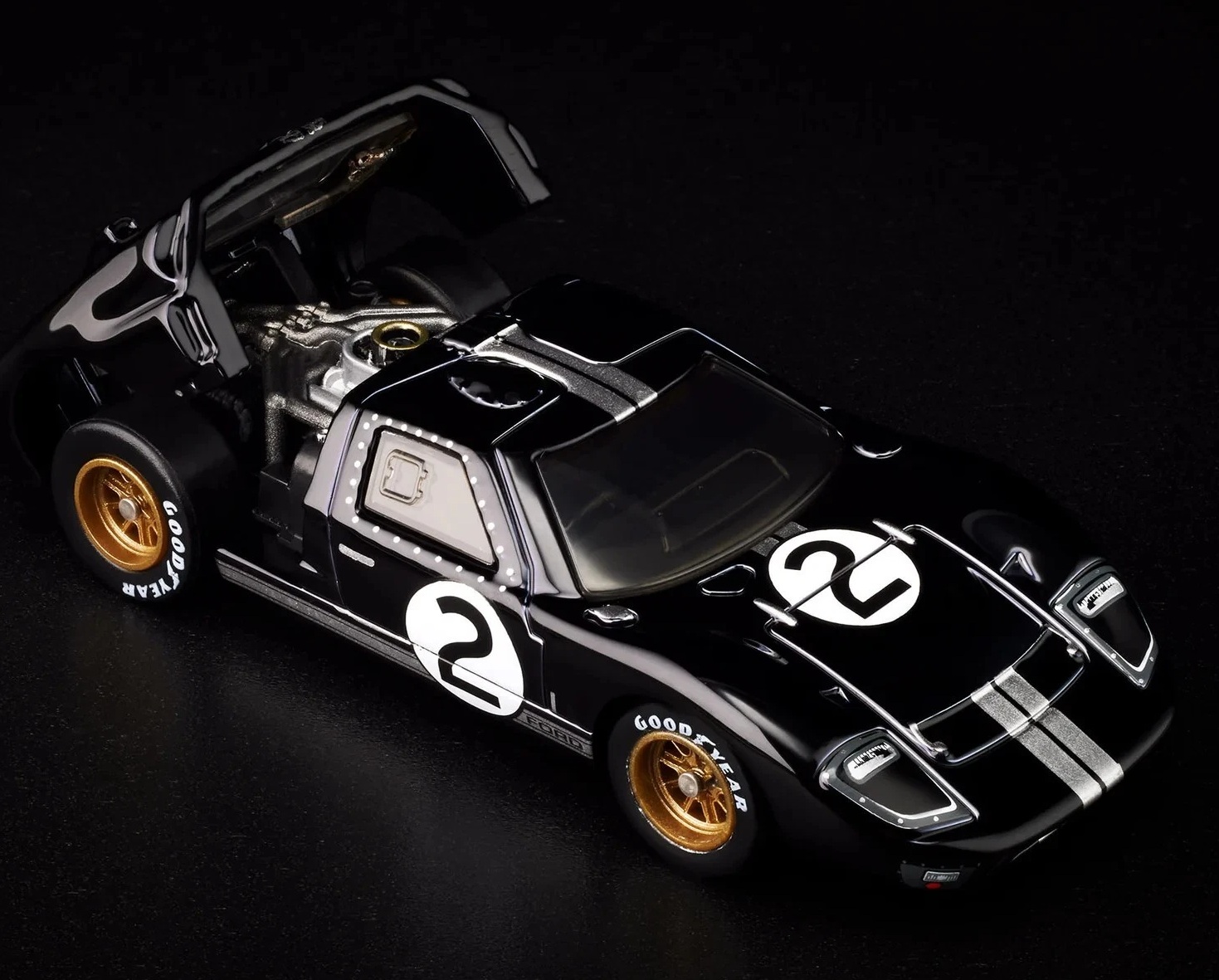 画像: 2025 RLC EXCLUSIVE 【FORD GT40 MkII (カウル開閉)】SPEC.TRUE BLACK/RR(予約不可）