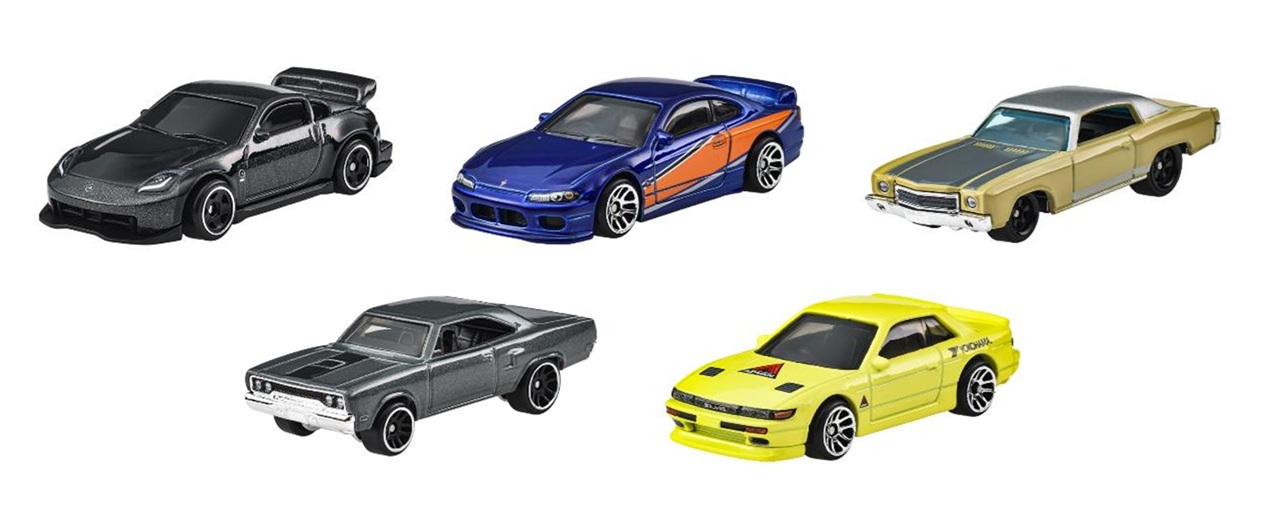 画像: 【仮予約】PRE-ORDER - 2026 HW FAST & FURIOUS 【ワイルド・スピード テーマ Mアソート - Tokyo Drift 5種セット】日産 350Z カスタム/日産 シルビア (S15)/1970 モンテカルロ/1970 ロードランナー/日産 シルビア (S13)(2026年2月中旬入荷予定)