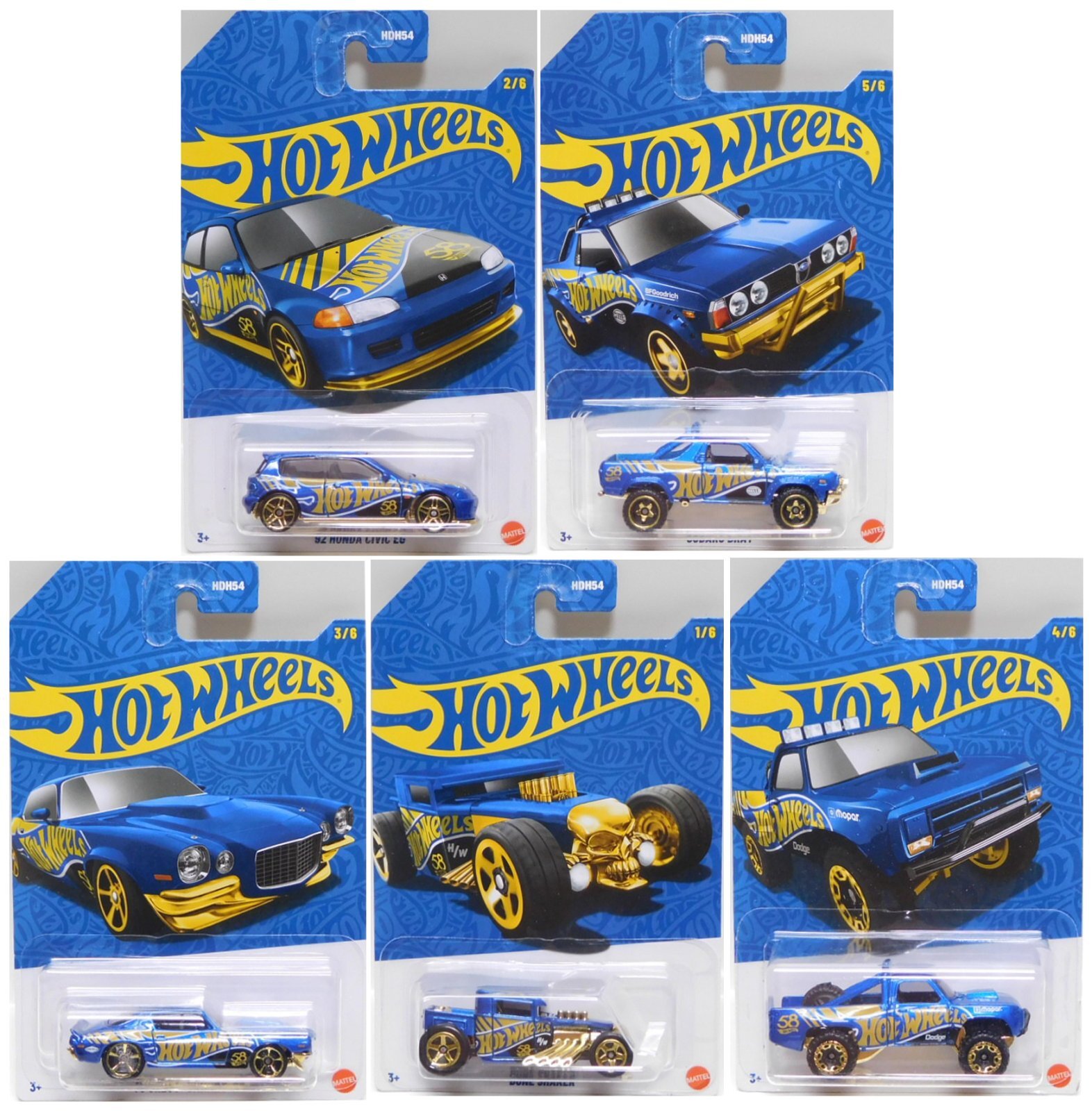 US版】2026 HW 58TH ANNIVERSARY PEARL & CHROME SERIES1【5種セット