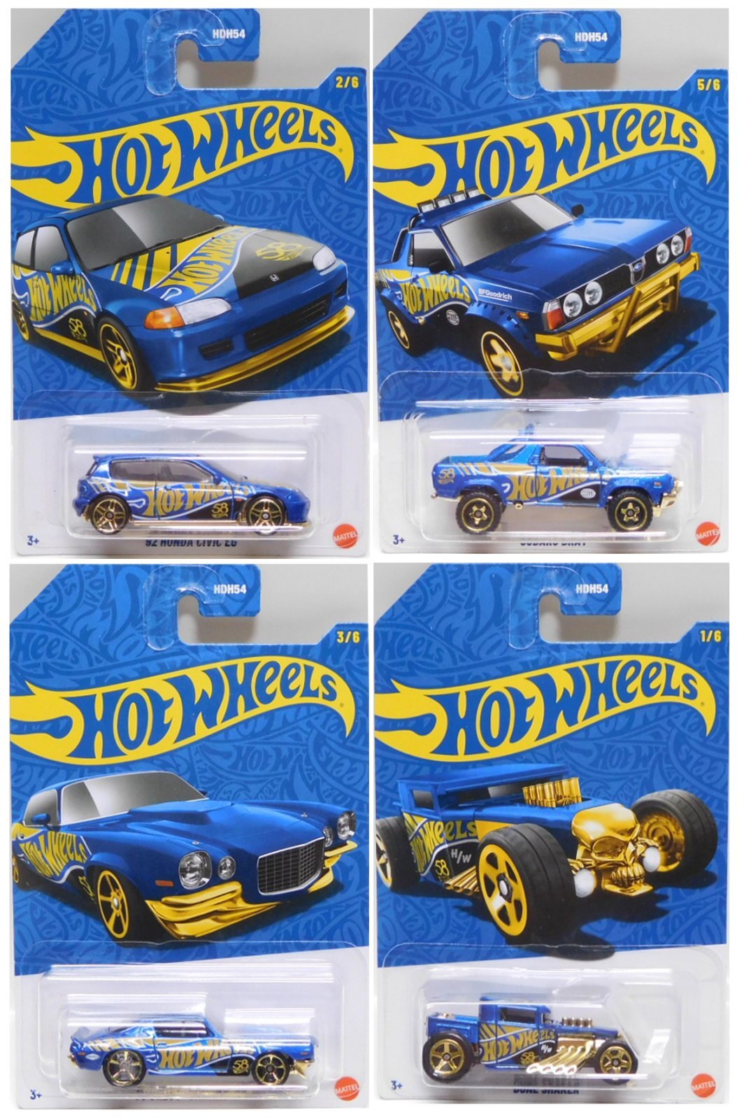 US版】2026 HW 58TH ANNIVERSARY PEARL & CHROME SERIES1【4種セット