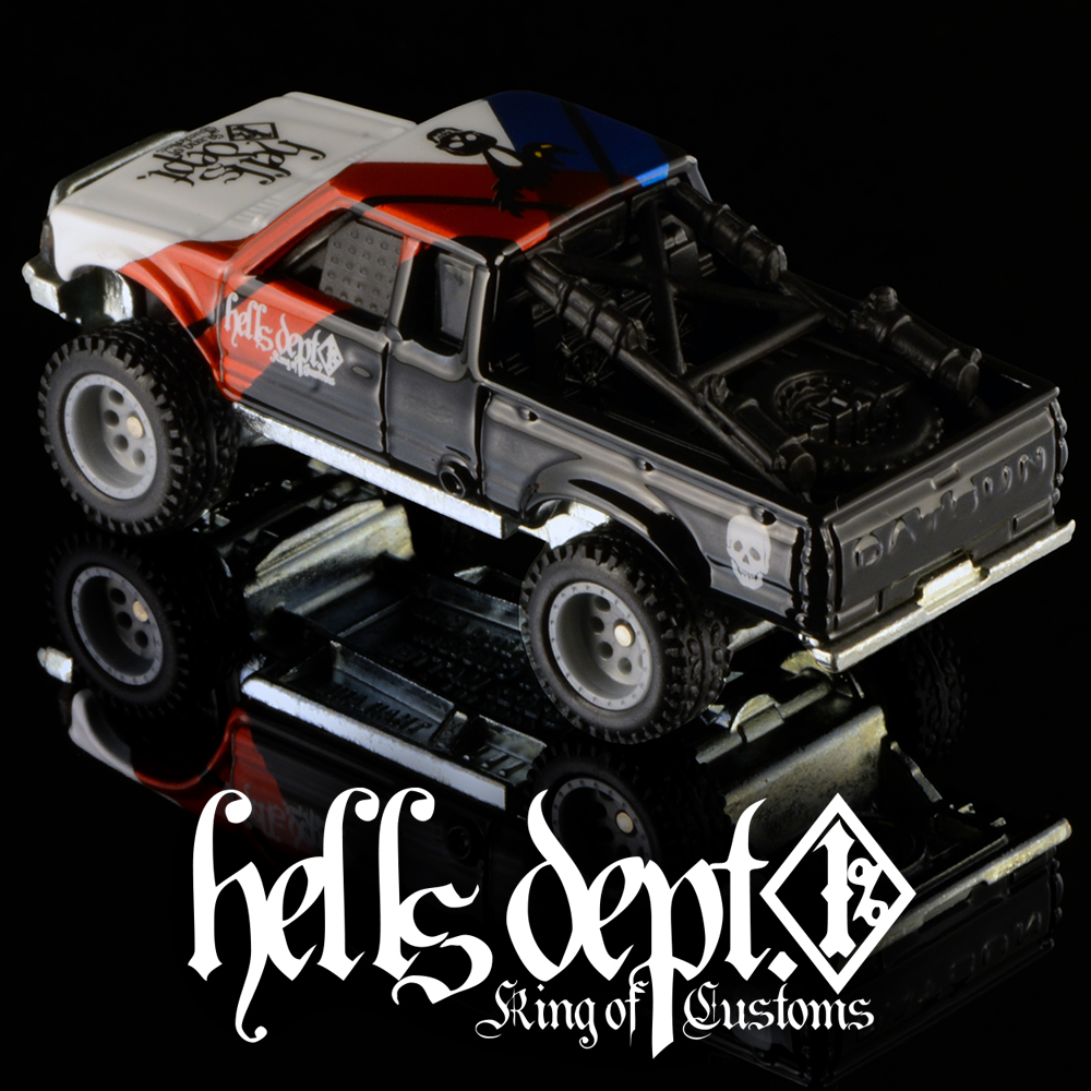 画像: HELLS DEPT 2025 - DOUBLE LOSER[S] 【NEOBRE DATSUN KING CAB (カスタム完成品）】TORICOLOR-BLACK/RR （送料サービス適用外）