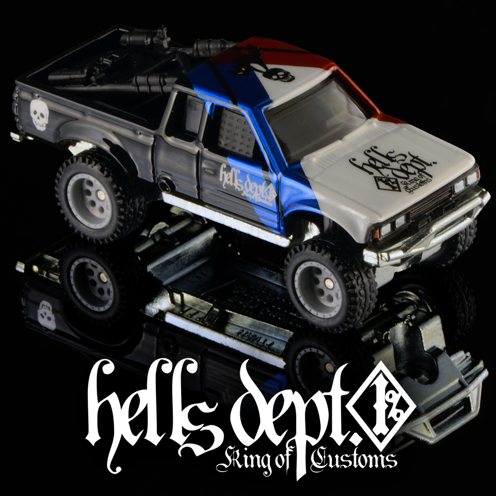 画像: HELLS DEPT 2025 - DOUBLE LOSER[S] 【NEOBRE DATSUN KING CAB (カスタム完成品）】TORICOLOR-BLACK/RR （送料サービス適用外）