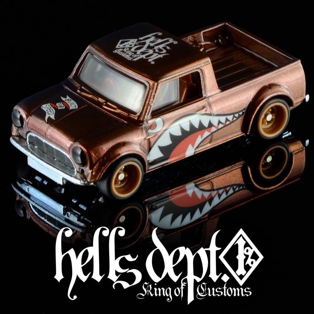 画像1: HELLS DEPT 2025 - DOUBLE LOSER[S] 【SHARKMOUTH MINI PICKUP (カスタム完成品）】COPPER?/RR （送料サービス適用外）