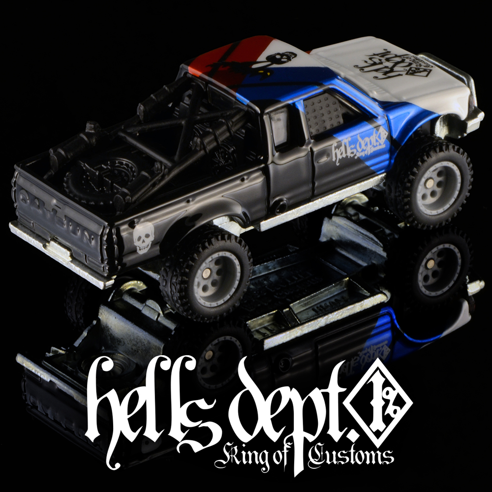 画像: HELLS DEPT 2025 - DOUBLE LOSER[S] 【NEOBRE DATSUN KING CAB (カスタム完成品）】TORICOLOR-BLACK/RR （送料サービス適用外）