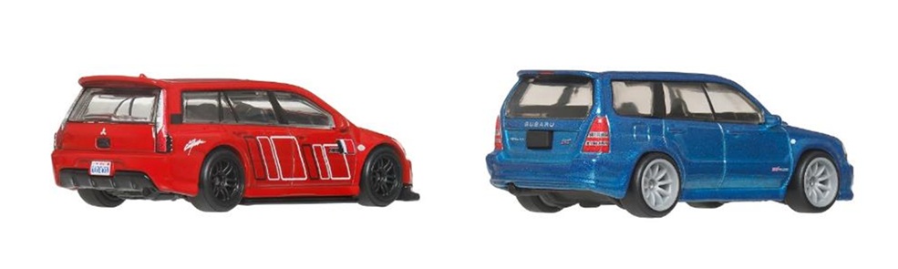 画像: 【仮予約】PRE-ORDER - 2026 HW CAR CULTURE "PREMIUM 2PACK" 【2005 三菱ランサー エボリューション IX ワゴン/2004 スバル フォレスター STI】RED/BLUE/RR (2026年2月末頃入荷予定）