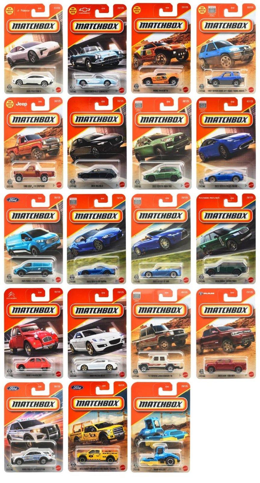 画像: 【仮予約】PRE-ORDER 【2026 MATCHBOX 5カーパック  "H"アソート 12個入り (国内流通版)】 (2026年2月末頃入荷予定）（お取り置き不可）