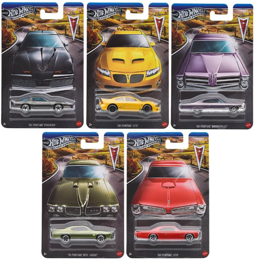 画像: 【仮予約】PRE-ORDER - 2026 HW セレブレーション【ポンティアック・センテニアル(10個入り)】'84 ポンティアック ファイヤーバード/'06 ポンティアック GTO/'65 ポンティアック ボンネビル/'70 ポンティアック GTO ジャッジ/'66 ポンティアック GTO(2026年3月初旬入荷予定）