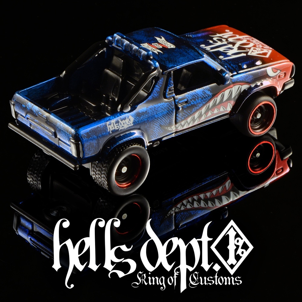 画像: HELLS DEPT 2025 - DOUBLE LOSER[S] 【SHARMOUTH SUBARU BRAT (カスタム完成品）】RED-BLUE/RR （送料サービス適用外）