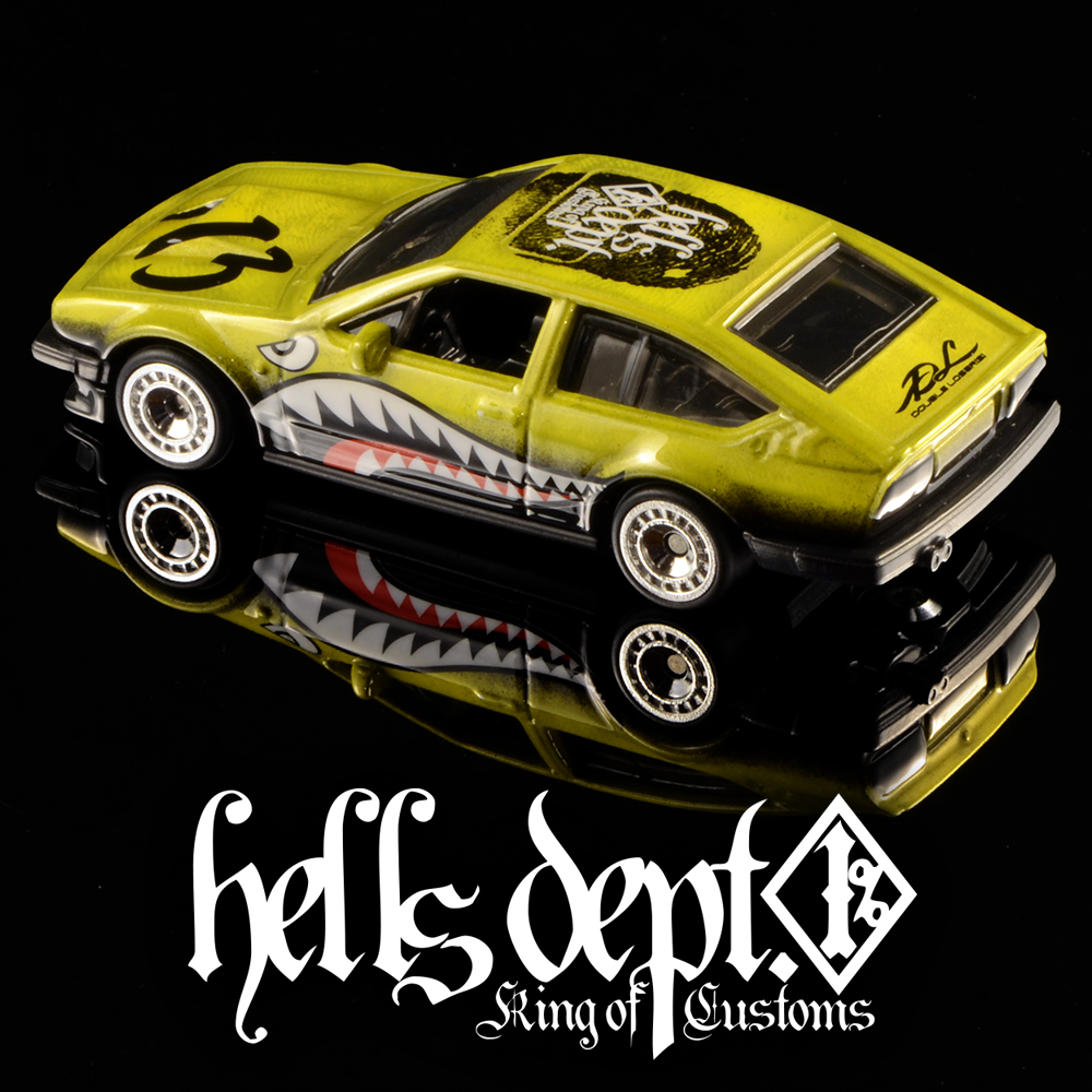 画像: HELLS DEPT 2025 - DOUBLE LOSER[S] 【SHARKMOUTH ALFAROMEO GTV (カスタム完成品）】LIME/RR （送料サービス適用外）