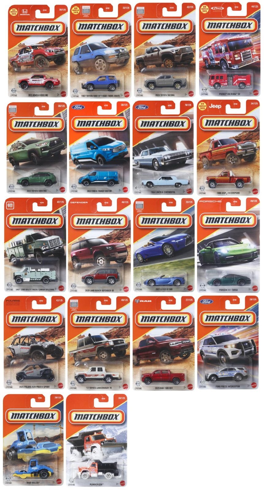 画像: 【仮予約】PRE-ORDER 【MATCHBOX ベーシック　2026 "D"アソート 24台入り (国内流通版)】 (2026年3月下旬入荷予定）（お取り置き不可）