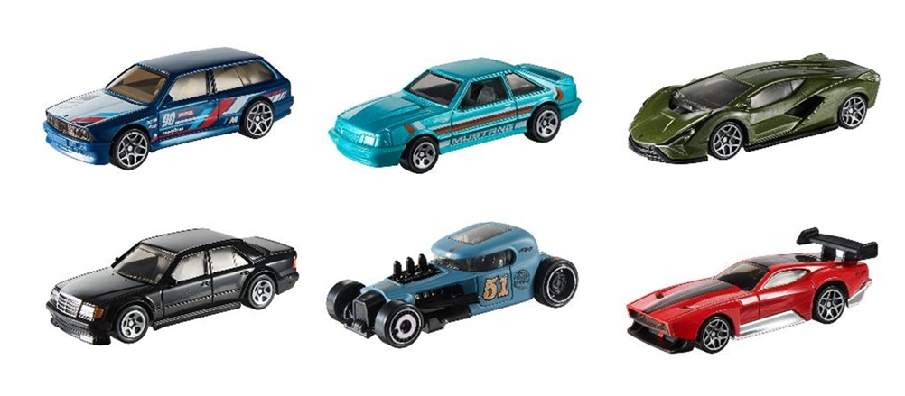 画像: 【仮予約】PRE-ORDER - 2026 HW 1/43スケール【XL ベーシックカー Bアソート】2024 BMW M3 ワゴン/1992 フォード マスタング フォックスボディ/ランボルギーニ シアン FKP 37/1991 メルセデス・ベンツ 500 E/モッド・ロッド/カウント・マスキュラ(2026年4月初旬入荷予定）