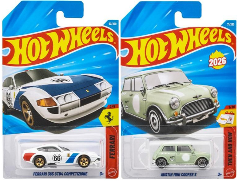 画像: 【仮予約】PRE-ORDER - 【 HOT WHEELS ベーシック 2種セット(国内流通版/裏面日本語)】(2026年4月初旬入荷予定）