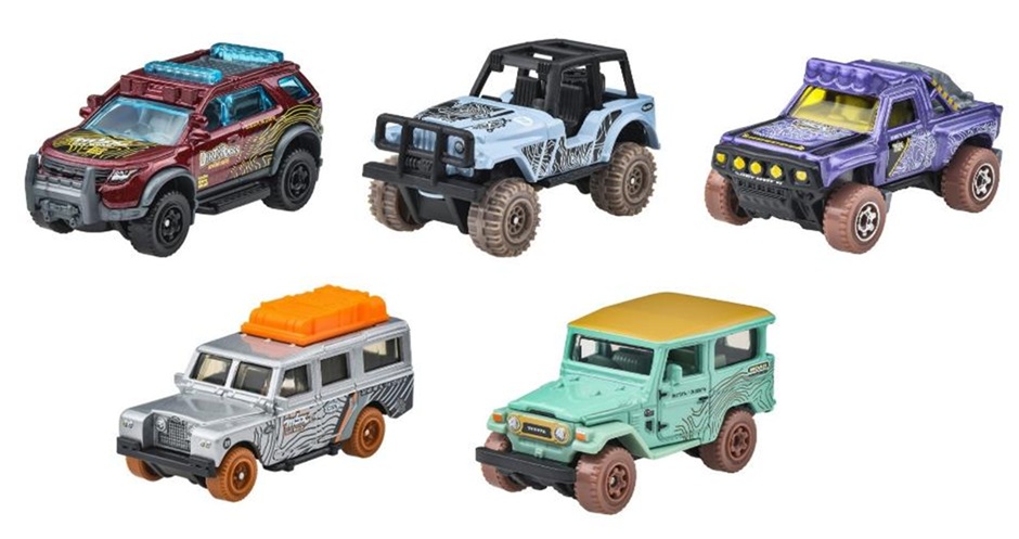 画像: 【仮予約】PRE-ORDER - 2026 MATCHBOX【テーマ アソート - MBX Rally III 5種セット】フォード エクスプローラー/ジープ 4x4/ソノラ シュレッダー/1965 ランドローバー ジェン II/トヨタ ランドクルーザー FJ40 (2026年4月下旬入荷予定）