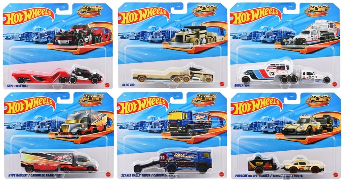 画像: 【仮予約】PRE-ORDER - 2026 HW トラック フリート【Dアソート (6個入り)】セミ・ツインミル/ブロック・エイド/バグケーション/ハイプ ホーラー/スカニア・ラリートラックポルシェ 911 オフローダー(2026年5月上旬入荷予定）