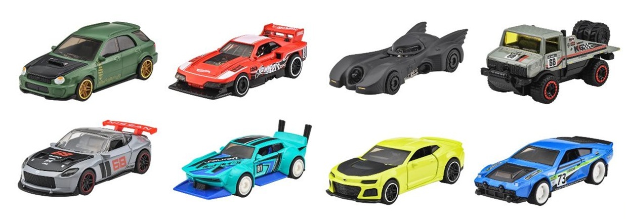 画像: 【仮予約】PRE-ORDER - 2026 HW プルバック 1:43【Qアソート (8個入り)】'03 スバル インプレッサ WRX ワゴン バグアイ/GT-スコーチャー/バットモービル/メルセデス・ベンツ ウニモグ/2023 日産 Z カスタム/マッドマンガ/2022 カマロ ZL1/ディマキーニ ヴェローチェ(2026年5月上旬入荷予定）(お取り置き不可)