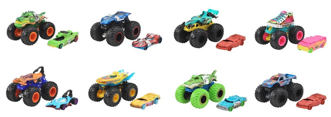 画像: 【仮予約】PRE-ORDER - 2026 HW MONSTER TRUCKS! 【モンスタートラック + ダイキャストカー  Tアソート (8個入り）】（お取り置き不可）(2026年5月上旬入荷予定）