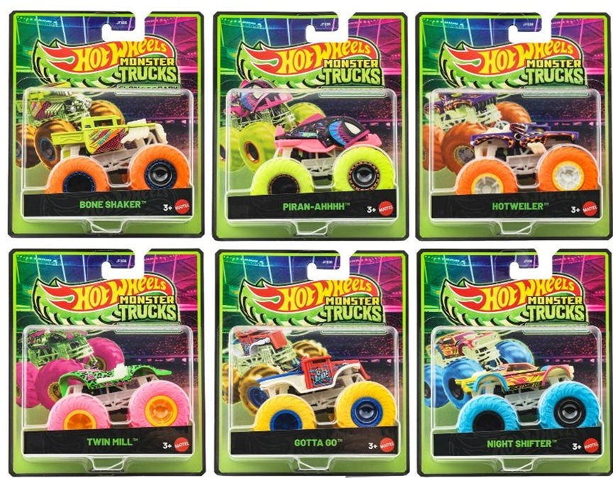 画像1: 【仮予約】PRE-ORDER - 2026 HW MONSTER TRUCKS! 【光る！モンスタートラック Fアソート (6個入り）】(2026年5月上旬入荷予定）