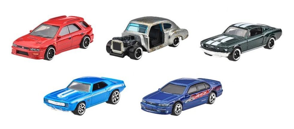画像: 【仮予約】PRE-ORDER - 2026 HW FAST & FURIOUS 【ワイルド・スピード テーマ Nアソート - ドリーム ラインアップ 5種セット】1999 スバル インプレッサ/シェビー フリートライン/1967 カスタム マスタング/1969 カマロ/1999 日産 マキシマ(2026年5月上旬入荷予定)