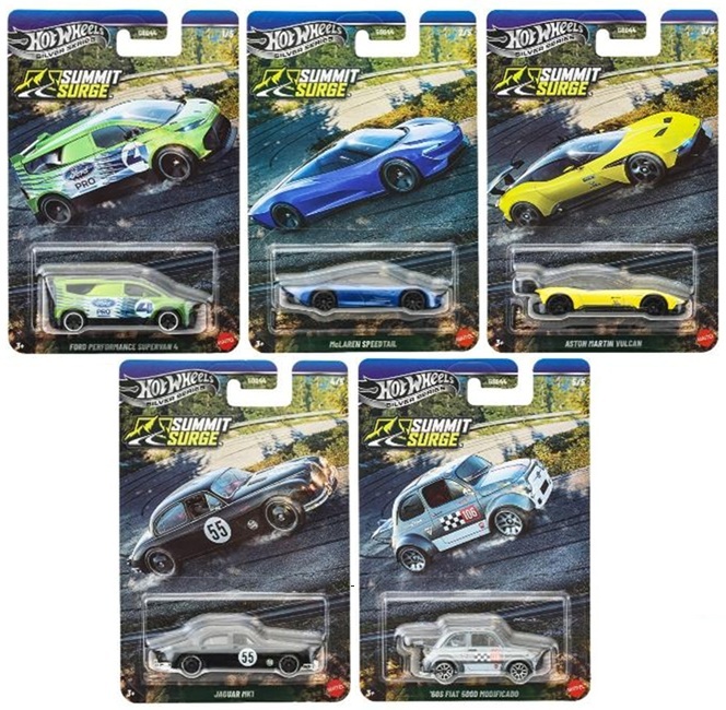 画像: 【仮予約】PRE-ORDER - 2026 HW オートモーティブ【サミットサージ 5種セット】フォード パフォーマンス スーパーバン 4/マクラーレン スピードテール/アストンマーティン ヴァルカン/ジャガー MK1/'60s フィアット 500D モディフィカド(2026年5月下旬入荷予定）