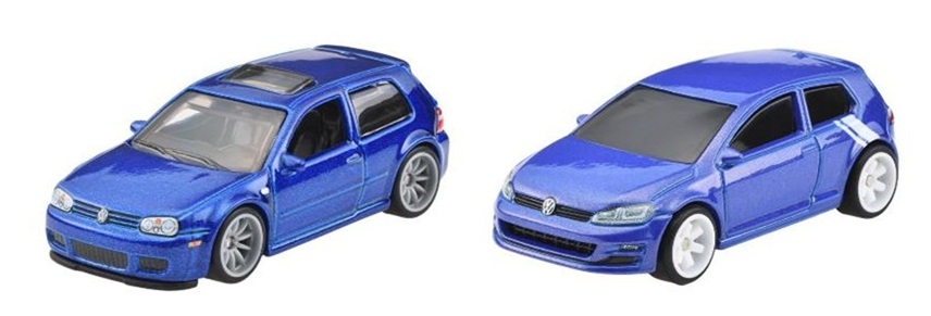 画像: 【仮予約】PRE-ORDER - 2026 HW CAR CULTURE "PREMIUM 2PACK" 【2004 フォルクスワーゲン ゴルフ R32/フォルクスワーゲン ゴルフ MK7】BLUE/RR (2026年5月末頃入荷予定）