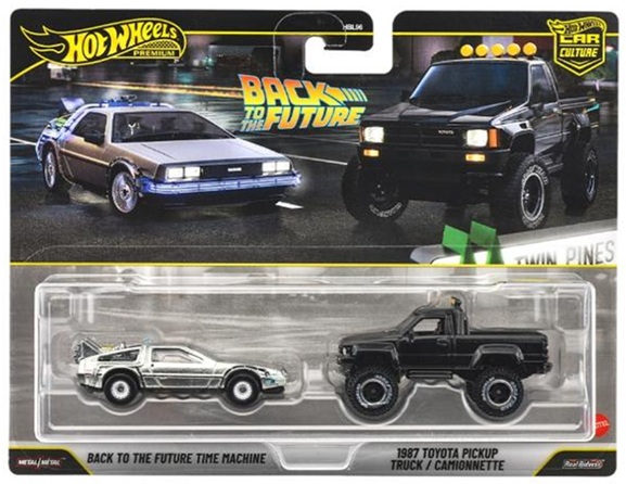 画像: 【仮予約】PRE-ORDER - 2026 HW CAR CULTURE "PREMIUM 2PACK" 【バック・トゥ・ザ・フューチャー タイムマシン/1987 トヨタ ピックアップ トラック】ZAMAC/BLACK/RR (2026年5月末頃入荷予定）