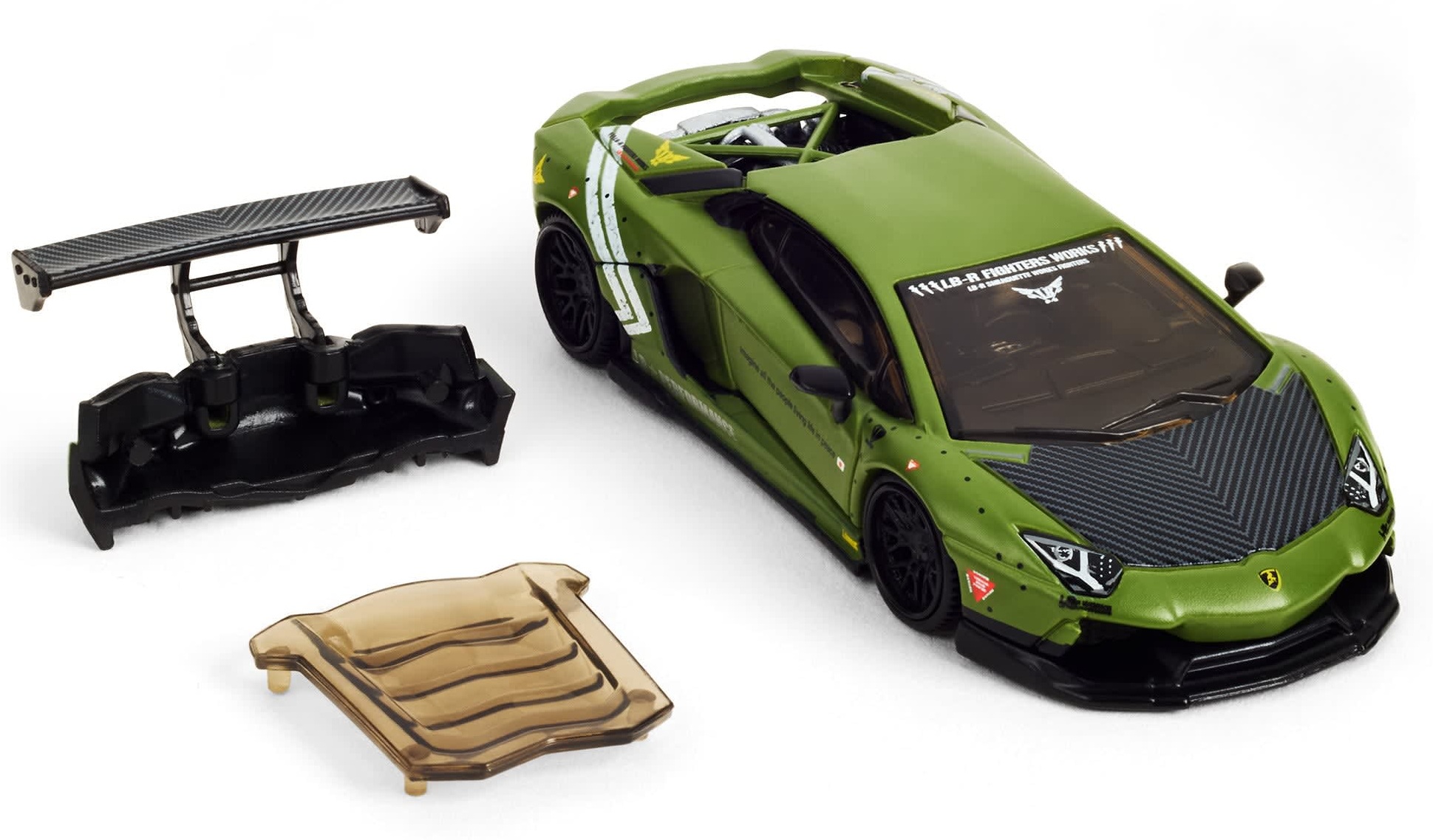 画像: 2026 RLC EXCLUSIVE  "ELITE 64" 【LBWK LAMBORGHINI AVENTADOR LP 700-4 (パーツ脱着）】MATTE GREEN/RR(予約不可）