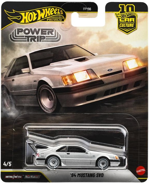 画像1: 【仮予約】PRE-ORDER - 2026 HW CAR CULTURE "パワートリップ " 【 '84マスタング SVO】SILVER/RR(2026年6月上旬入荷予定）
