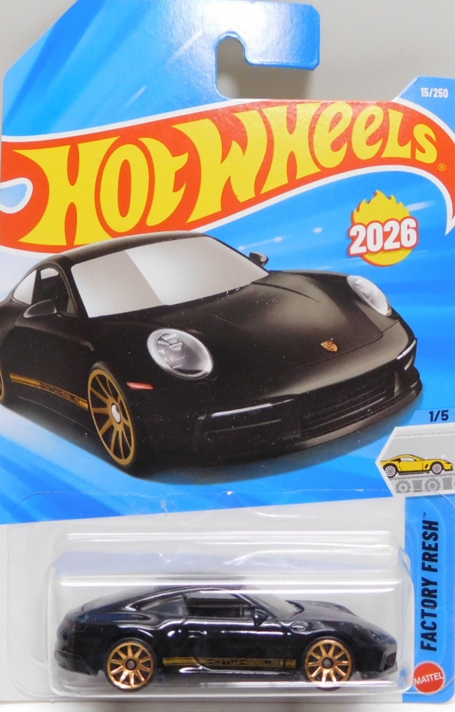 画像1: 【PORSCHE 911 CARRERA T】BLACK (NEW CAST)