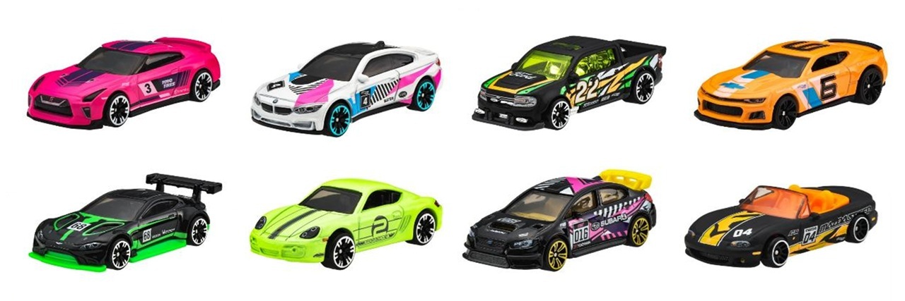 画像: 【仮予約】PRE-ORDER - 2026【ネオン・スピーダーズ アソート Gアソート(10個入り)】2017 日産 GT-R（R35）/BMW M4/'22 フォード マーベリック カスタム/2017 カマロ ZL1/アストンマーティン バンテージ GTE/ポルシェ ケイマン S/2016 スバル WRX STI/2004 マツダ マツダスピード ミアータ(2026年7月初旬入荷予定）