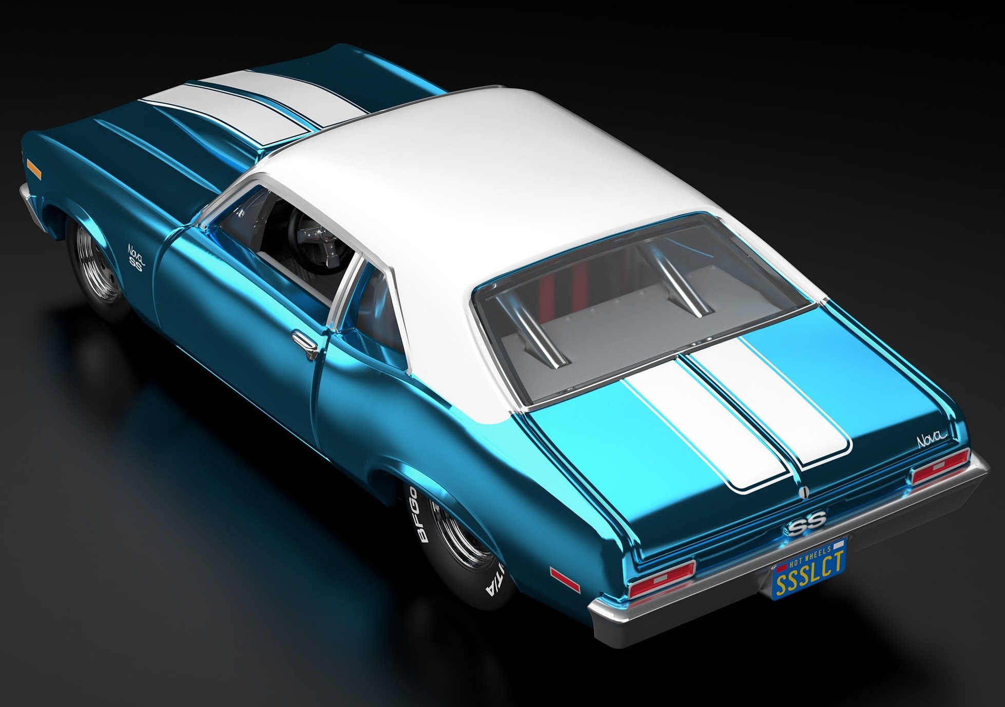 画像: 【来年3月頃入荷予定】【仮予約】PRE-ORDER - 2026 RLC sELECTIONs 【1972 CHEVY NOVA SS (フード開閉着脱タイプ)】  SPEC.AQUA/RR(来年2027年3月頃入荷予定）
