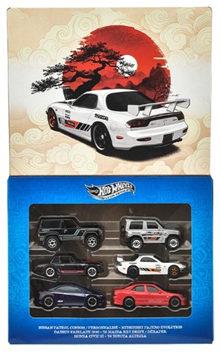 画像: 【仮予約】PRE-ORDER - 2026【ストリート・オブ・ジャパン マルチパック】Nissan Patrol Custom/Mitsubishi Pajero Evolution/Datsun Fairlady 2000/'95 Mazda RX-7 Drift/Honda Civic Si/'98 Toyota Altezza(2026年7月上旬入荷予定）