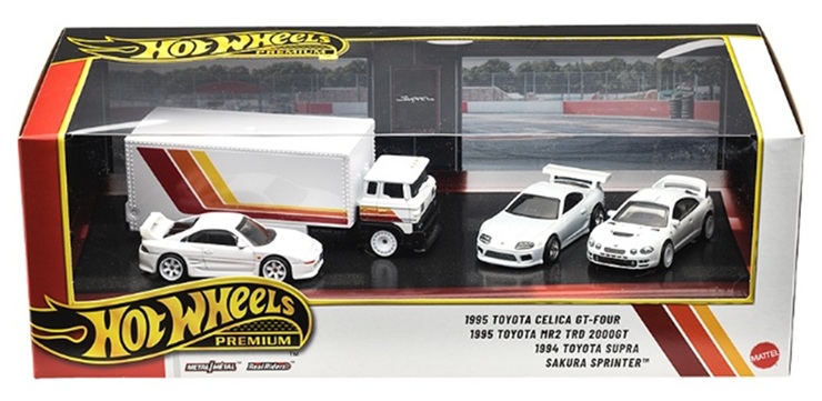 画像1: 【仮予約】PRE-ORDER - 2026 HW PREMIUM COLLECTOR SET 【トヨタ スポーツカー セット】1995 Toyota MR2 TRD 2000GT/1994 Toyota Supra/1995 Toyota Celica GT-Four/Sakura Sprinter(2026年7月上旬入荷予定）