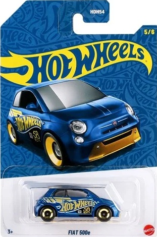 画像: 【US版】2026 HW 58TH ANNIVERSARY PEARL & CHROME SERIES2【FIAT 500e】BLUE-GOLD (予約不可)