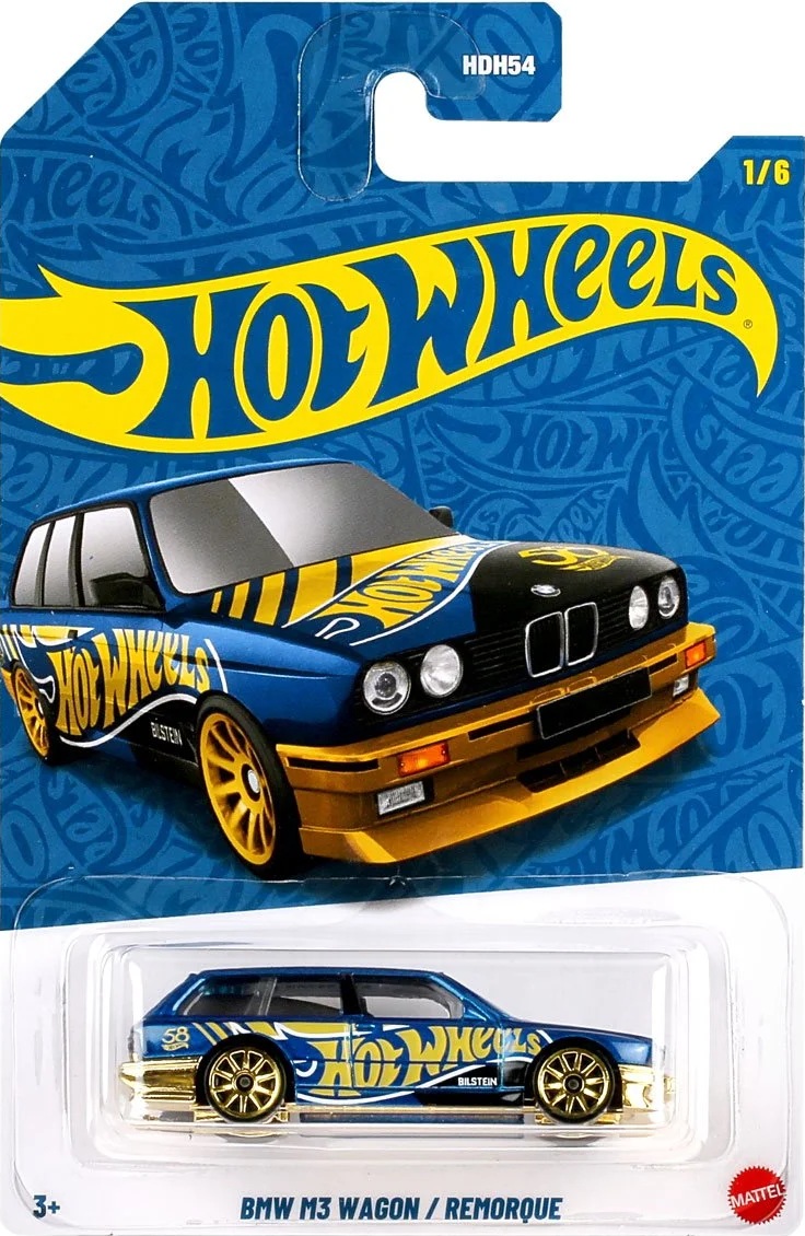 画像: 【US版】2026 HW 58TH ANNIVERSARY PEARL & CHROME SERIES2【BMW M3 WAGON】BLUE-GOLD (予約不可)