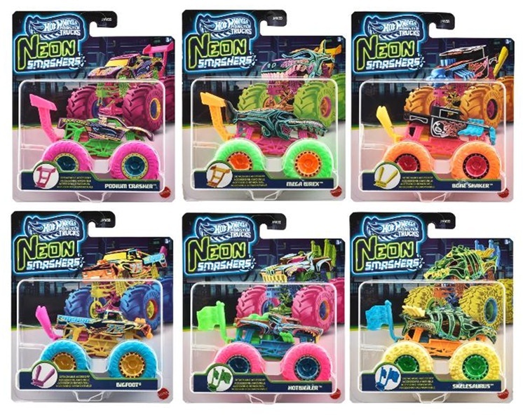 画像: 【仮予約】PRE-ORDER - 2026 HW MONSTER TRUCKS! 【ネオンスマッシャーズ Aアソート (6個入り）】(2026年7月中旬入荷予定）