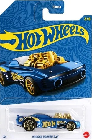 画像: 【US版】2026 HW 58TH ANNIVERSARY PEARL & CHROME SERIES2【RODGER DODGER 2.0】BLUE-GOLD (予約不可)